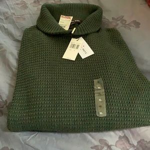 Olive green knit sweater